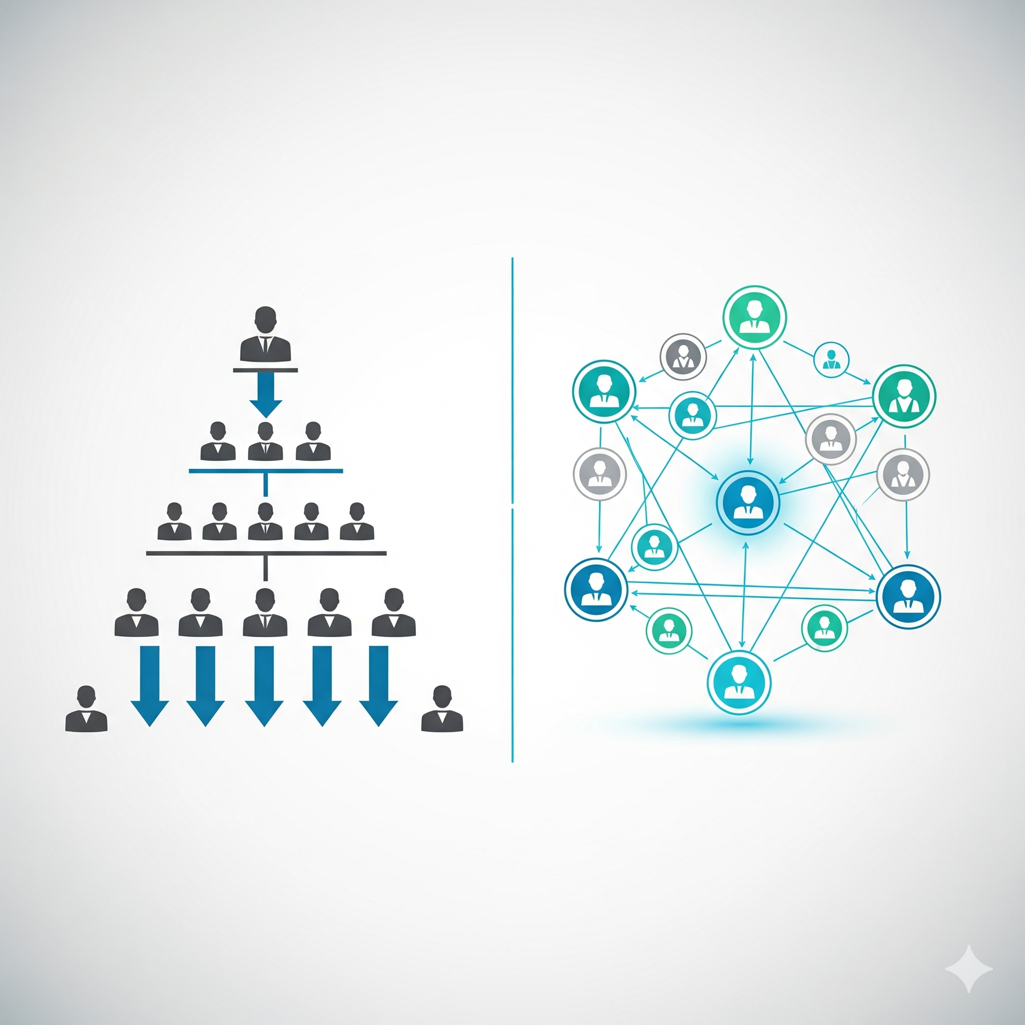 Community vs dictatorship leadership styles comparison