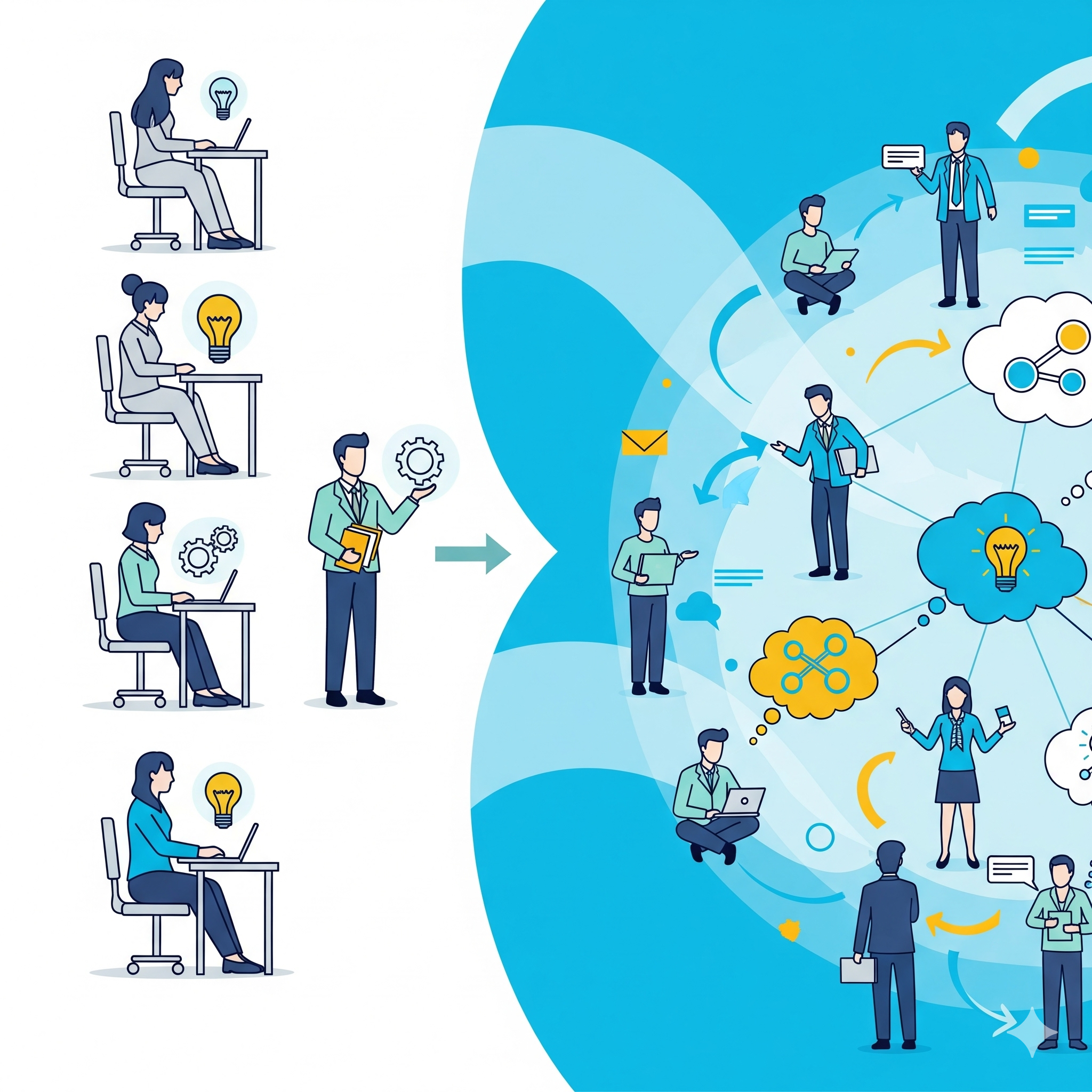 Organizational learning and collective intelligence network