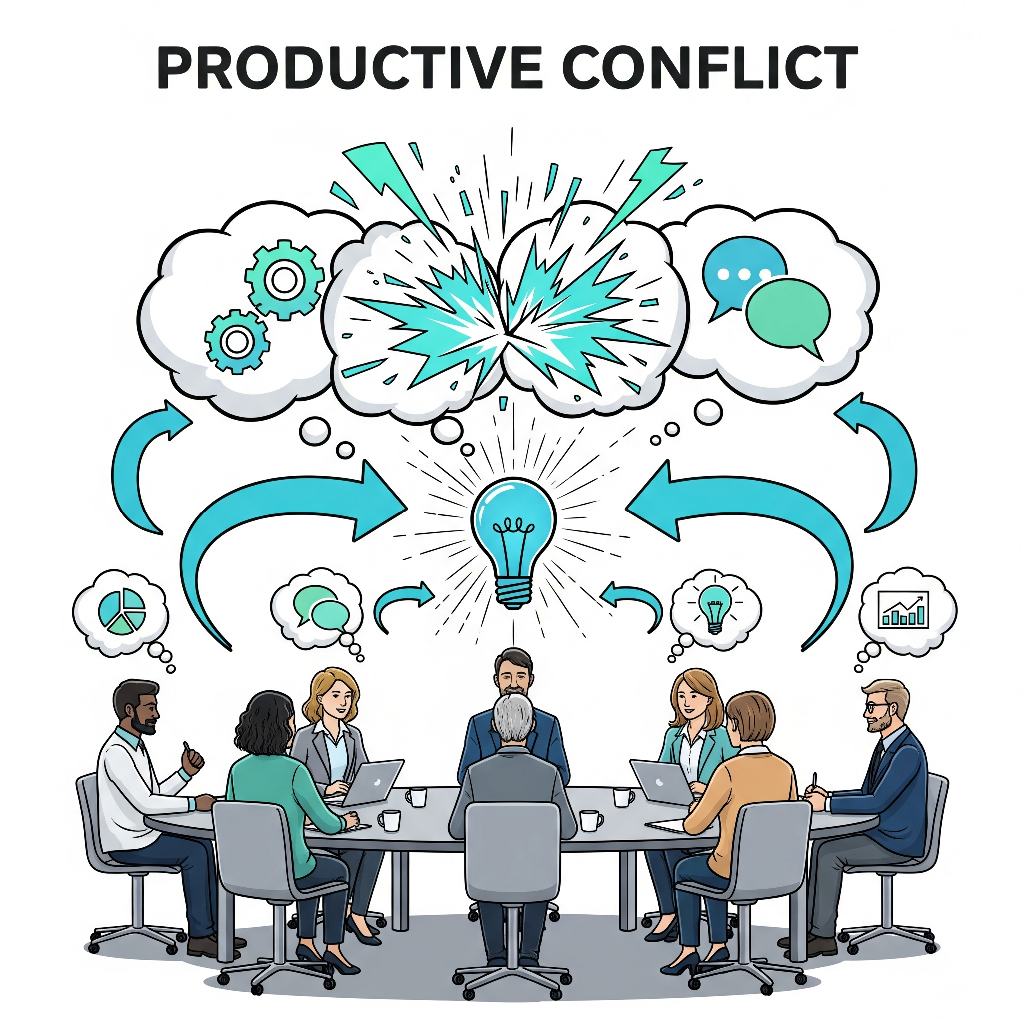 Healthy conflict leading to better product innovation